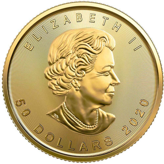1 oz Gold MAPLE LEAF Coin (Random Year) - Which Mark