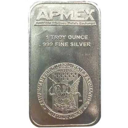 1 oz Silver SILVERTOWNE .999 Bar (Secondary Market) - Which Mark
