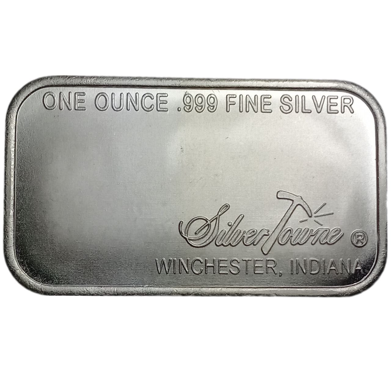 1 oz Silver SILVERTOWNE .999 Bar (Secondary Market) - Which Mark