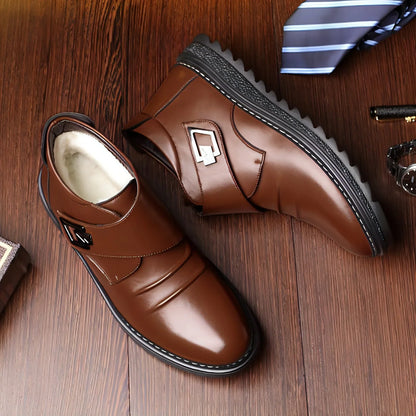 High-top shoes plus cashmere men's shoes - Which Mark