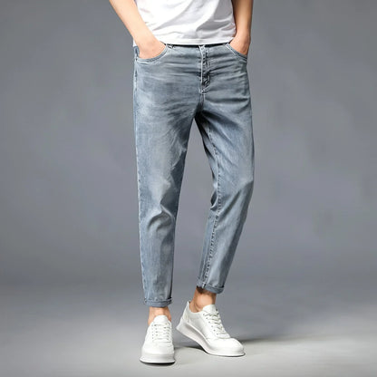 UrbanEase™ Small Feet Jeans Straight-Leg Pants Men - Which Mark