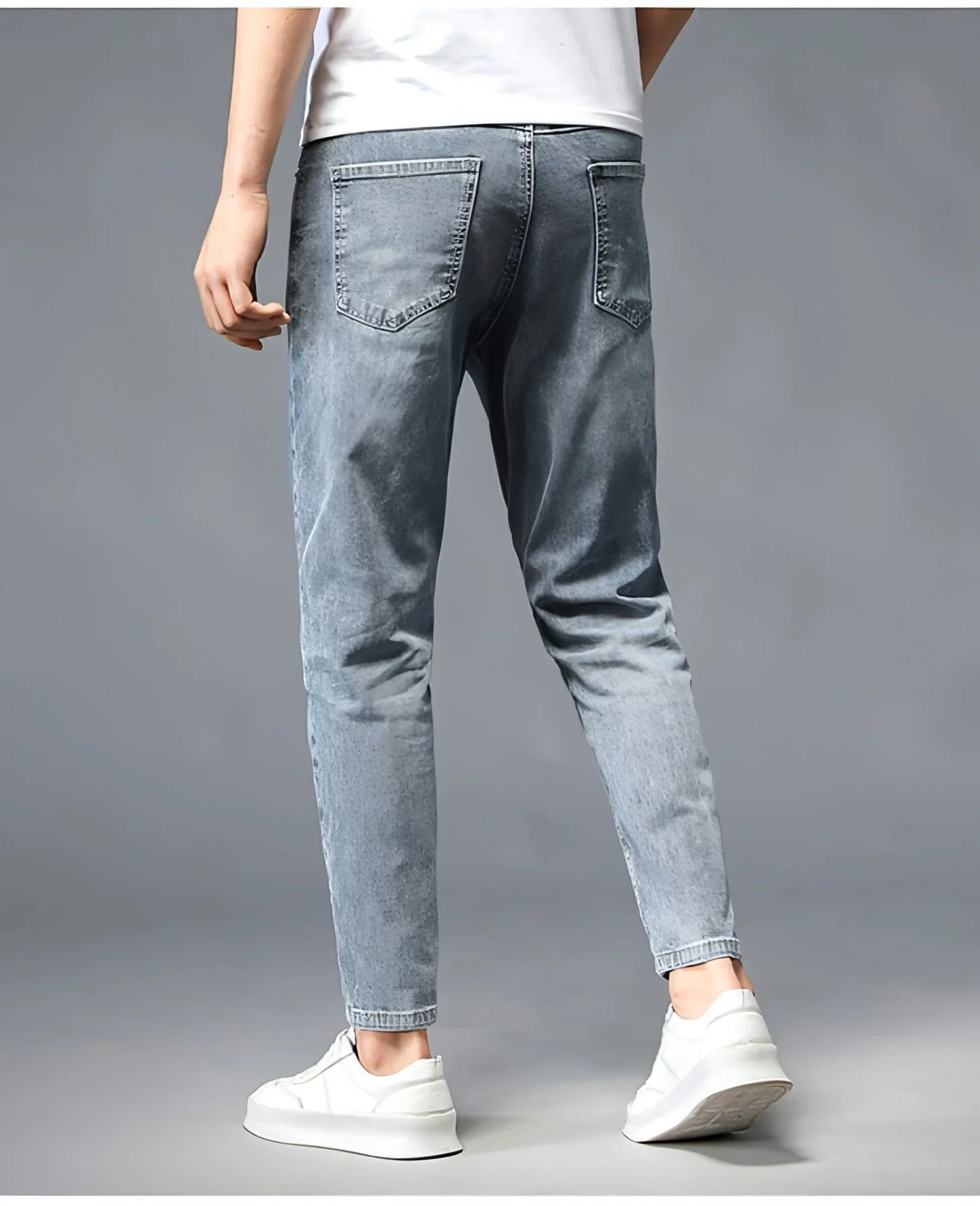UrbanEase™ Small Feet Jeans Straight-Leg Pants Men - Which Mark