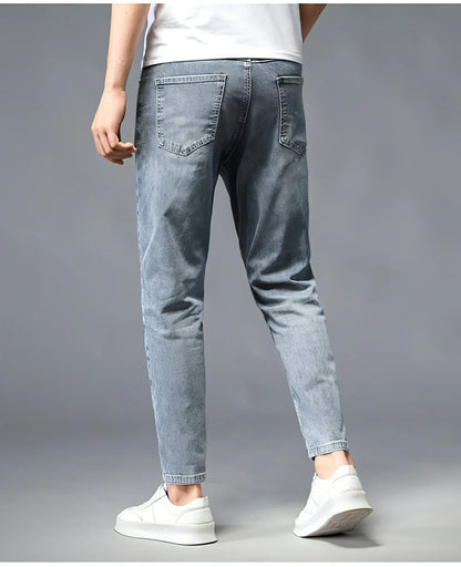UrbanEase™ Small Feet Jeans Straight-Leg Pants Men - Which Mark