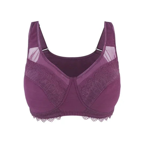 Claret Silk Back Support Cotton Sports Bra (Multiple colors available) - Which Mark