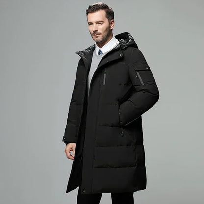 Long padded down jacket for men - Which Mark