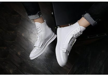 PU leather Men Boots Winter Ankle Boots - Which Mark