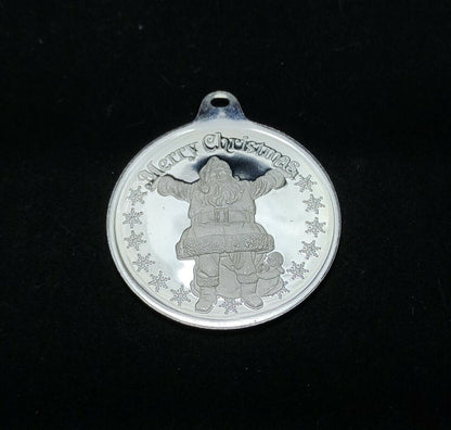 Christmas 1/2 oz .999 Silver Coin in Tree Ornament - Which Mark