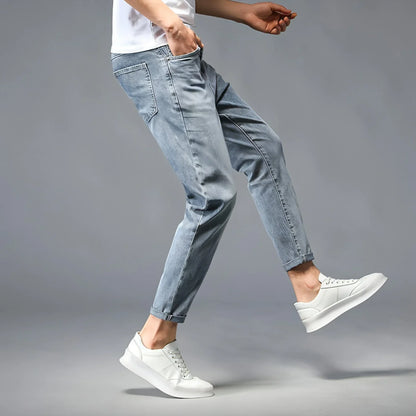 UrbanEase™ Small Feet Jeans Straight-Leg Pants Men - Which Mark