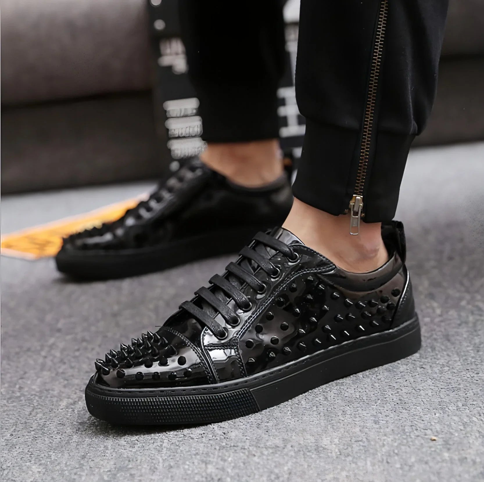 European and American fashion cowhide shoes for men - Which Mark