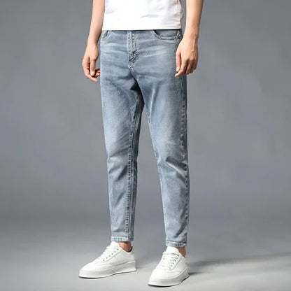 UrbanEase™ Small Feet Jeans Straight-Leg Pants Men - Which Mark