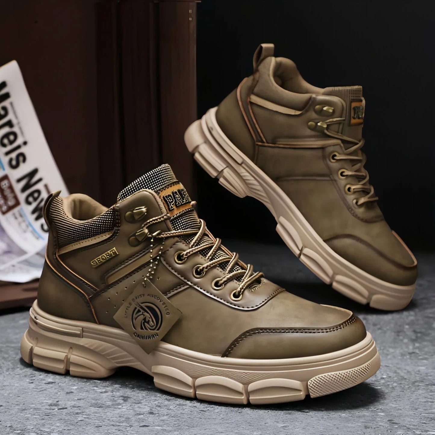 PARIS - Motorcycle Shoes Men Boots - Which Mark