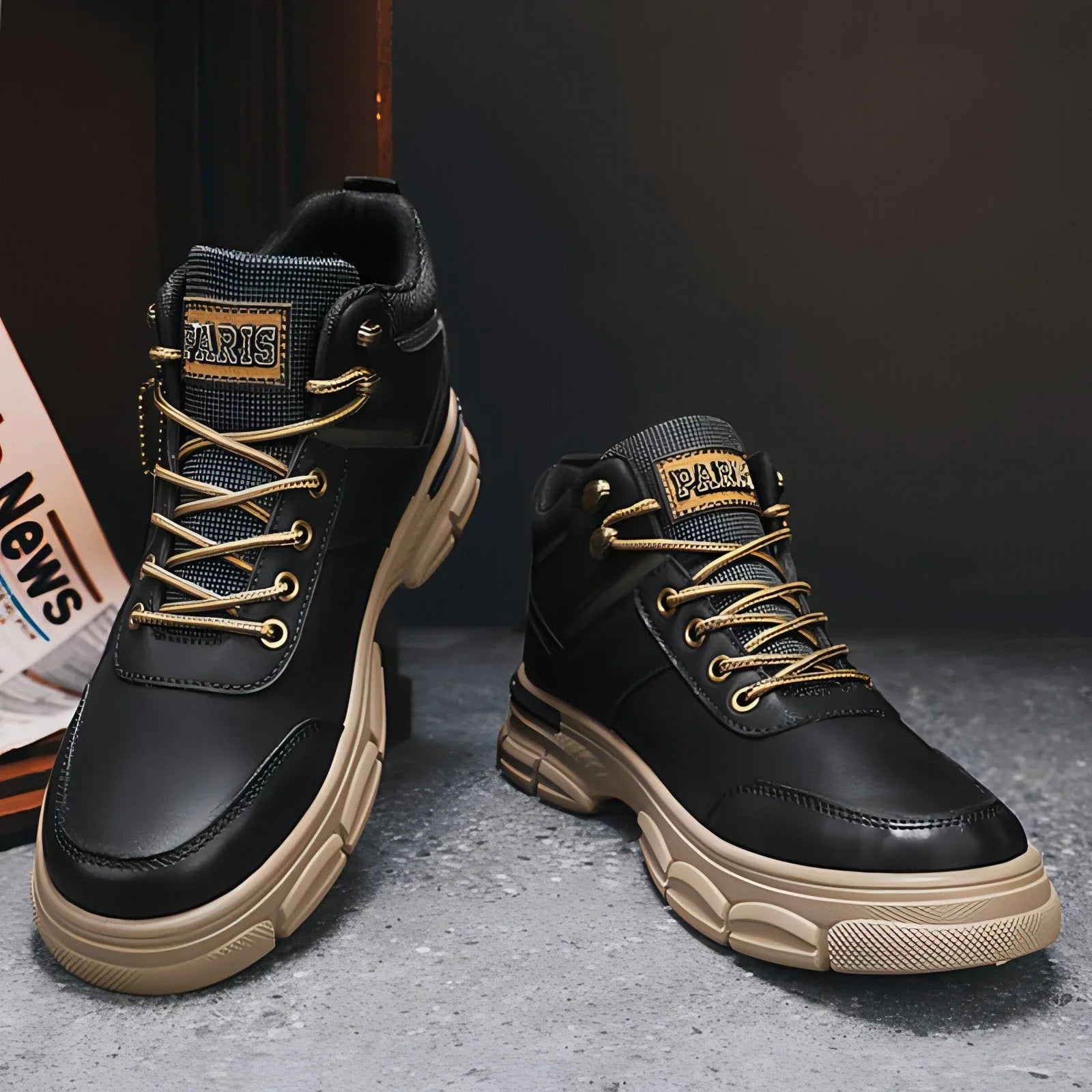 PARIS - Motorcycle Shoes Men Boots - Which Mark