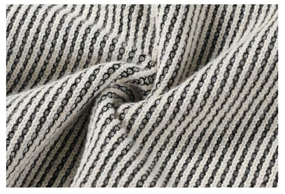 Round Neck Striped Sweater For Men - Which Mark