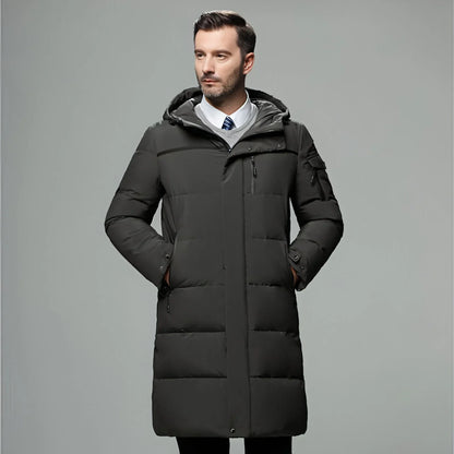 Long padded down jacket for men - Which Mark