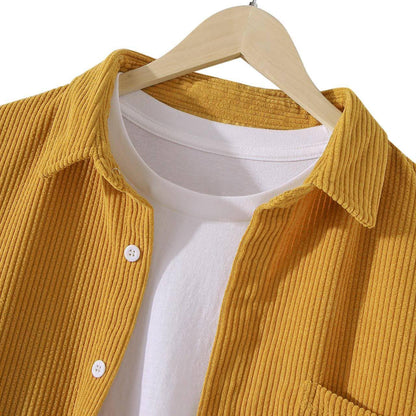 Men's Loose Casual Sleeve DressShirt - Which Mark