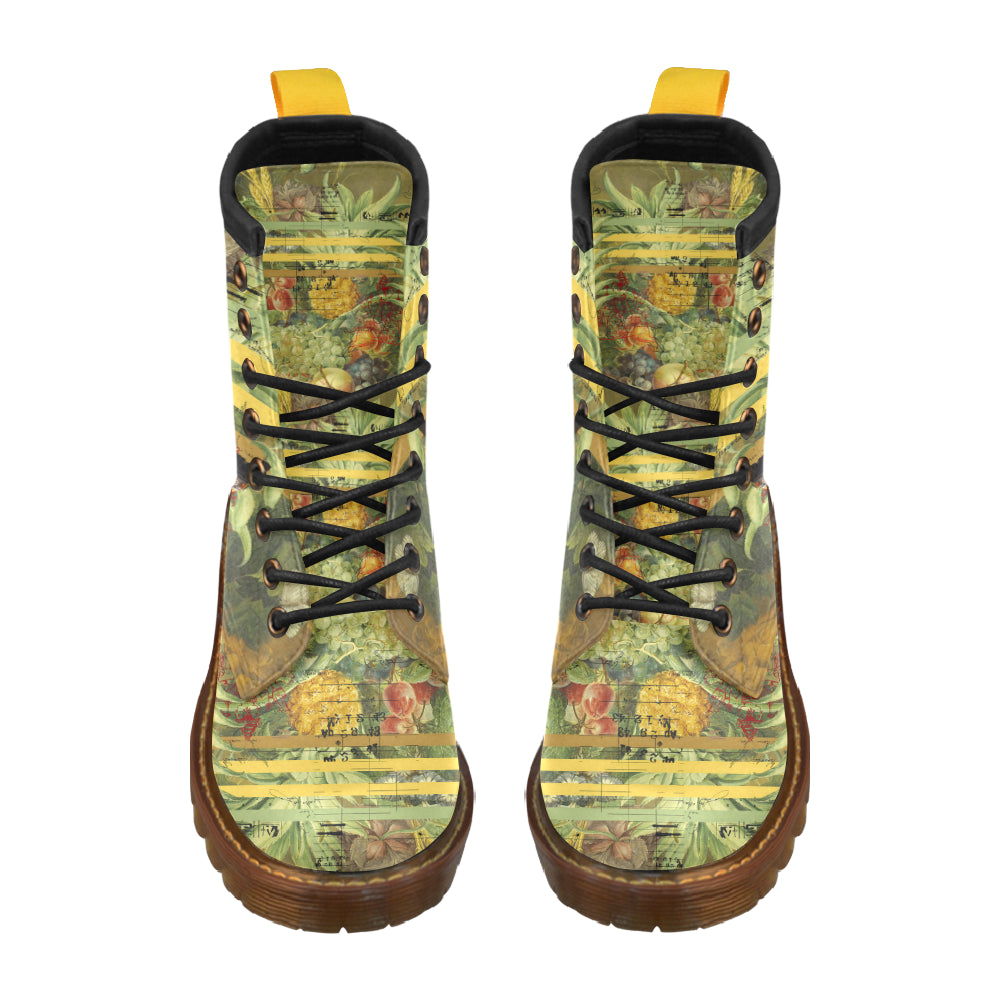 THE FOUR CROWNS Men's Leather High Boots - Which Mark