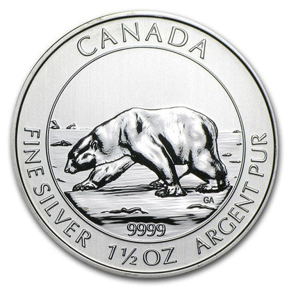 1.5 oz Silver POLAR BEAR Coin 2013 Canada - Which Mark