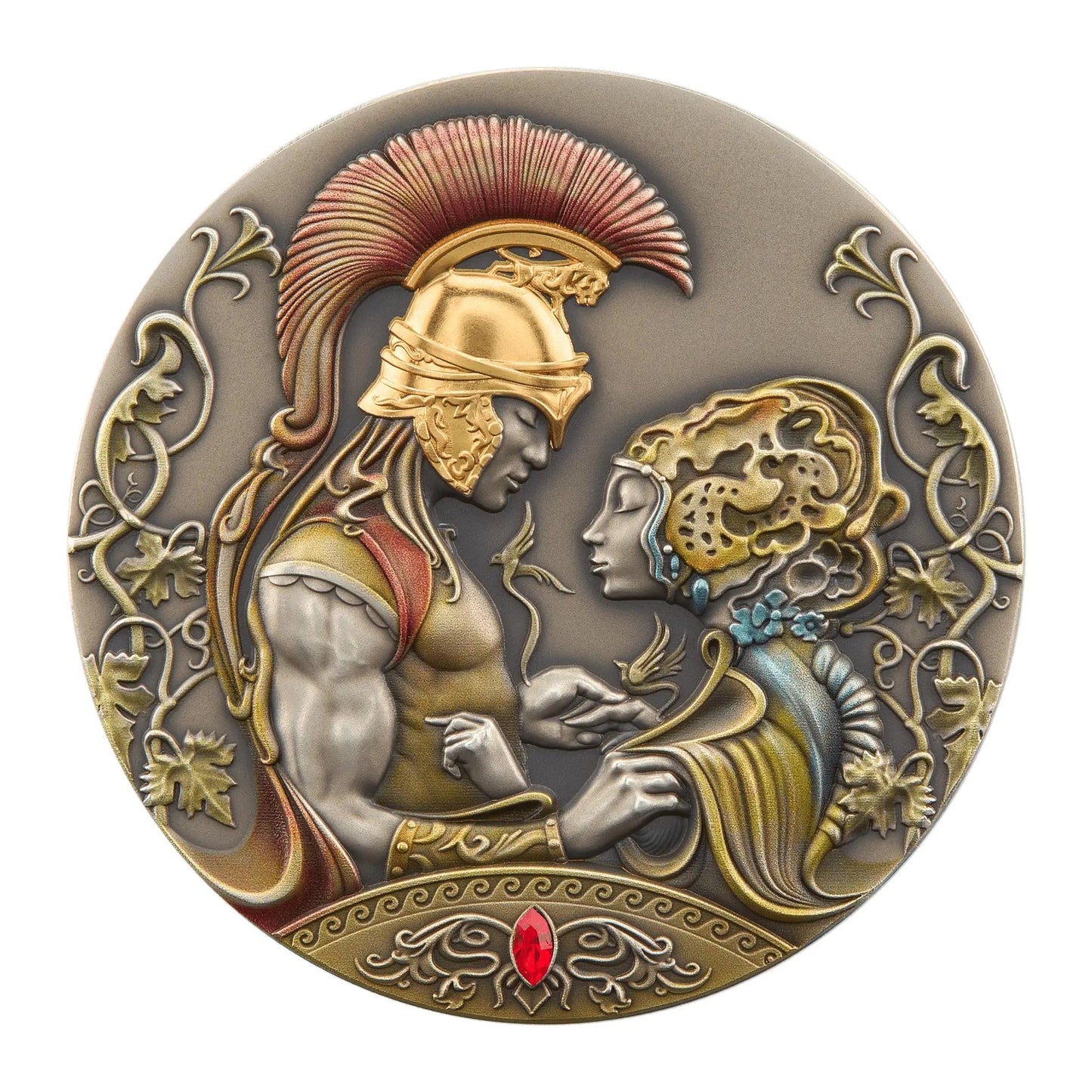 2 oz Silver MEDEA AND JASONS LOVE Myths of Love Coin 2022 Niue - Which Mark