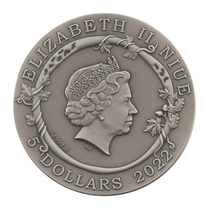 2 oz Silver MEDEA AND JASONS LOVE Myths of Love Coin 2022 Niue - Which Mark