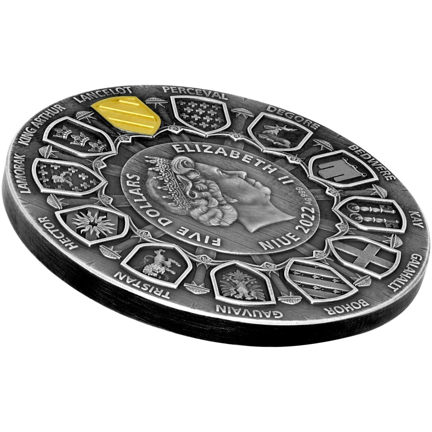 2 oz Silver SIR LANCELOT Camelot Coin 2022 Niue - Which Mark