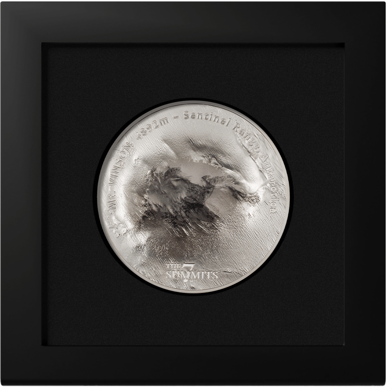 5 oz Silver MOUNT VINSON The 7 Summits Coin 2022 Cook Islands - Which Mark