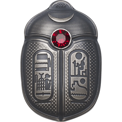 1 oz Silver RAMSES II SCARAB Coin 2022 Cook Islands - Which Mark