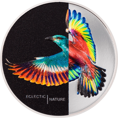 1 oz Silver ROLLER Eclectic Nature Coin 2022 Cook Island - Which Mark