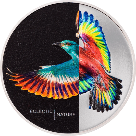 1 oz Silver ROLLER Eclectic Nature Coin 2022 Cook Island - Which Mark
