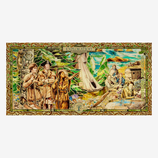 2022 Cook Islands EXPLORATION Threads of Light 24k Gold Note - Which Mark