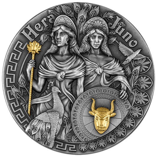 2 oz Silver HERA & JUNO Coin 2022 Niue - Which Mark