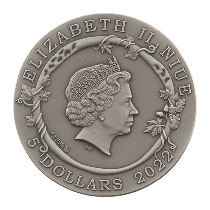 2 oz Silver MEDEA AND JASONS LOVE Myths of Love Coin MS70 2022 Niue - Which Mark