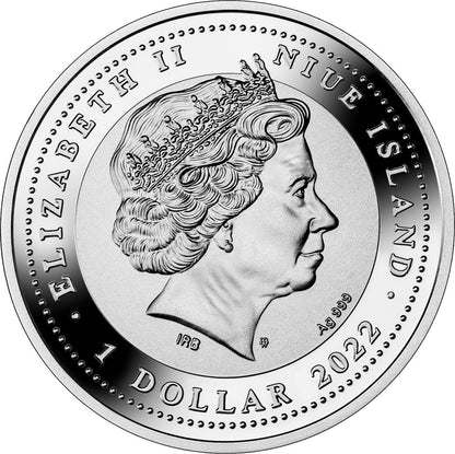 1 oz Silver THE TREE OF LUCK CORAL Coin 2022 Niue - Which Mark