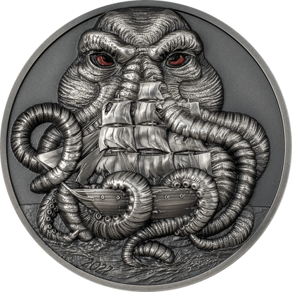 3 oz Silver CTHULHU MYTHOS Coin 2022 Palau - Which Mark