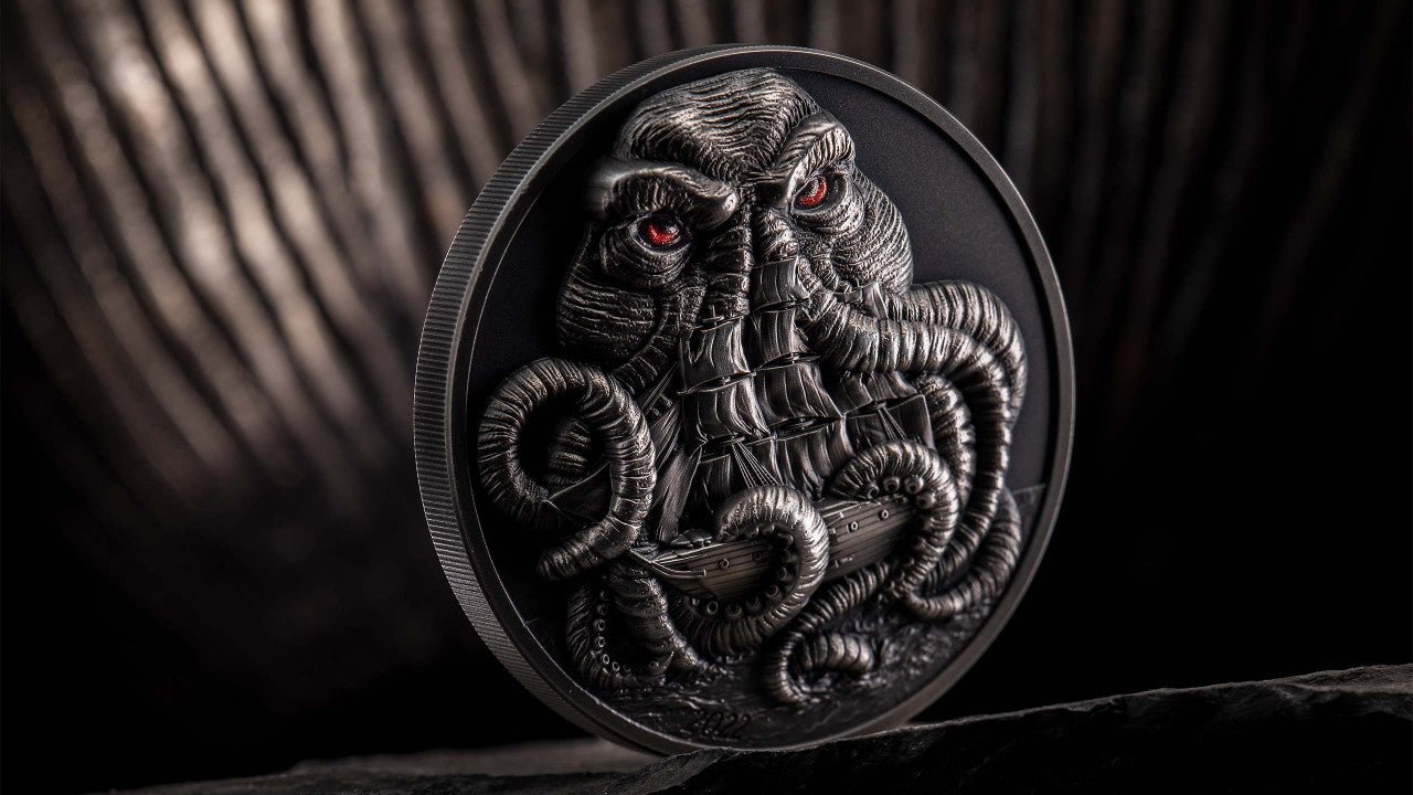 3 oz Silver CTHULHU MYTHOS Coin 2022 Palau - Which Mark
