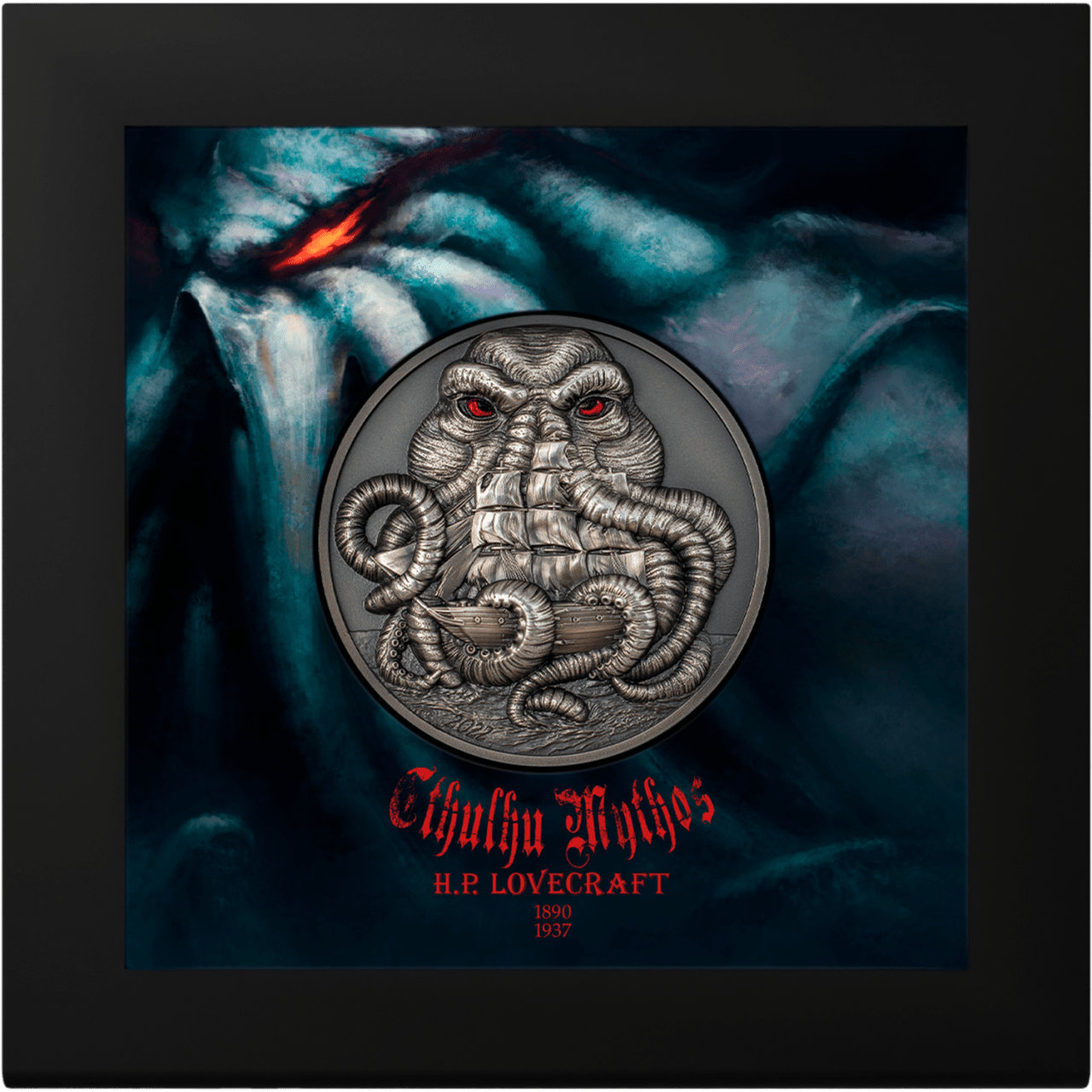 3 oz Silver CTHULHU MYTHOS Coin 2022 Palau - Which Mark