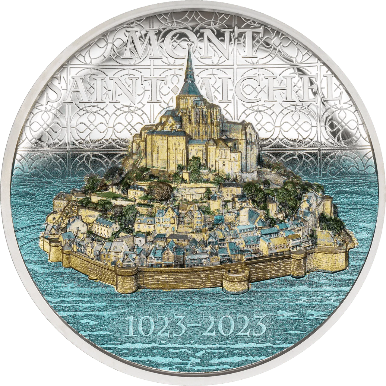 2 oz Silver MONT-SAINT-MICHEL Coin 2023 Cook Islands - Which Mark