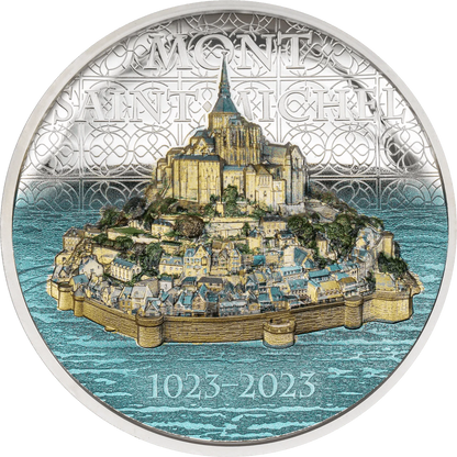 5 oz Silver MONT-SAINT-MICHEL Coin 2023 Cook Islands - Which Mark