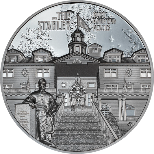 2 oz Silver THE STANLEY Most Haunted Places Coin 2023 Cook Islands - Which Mark