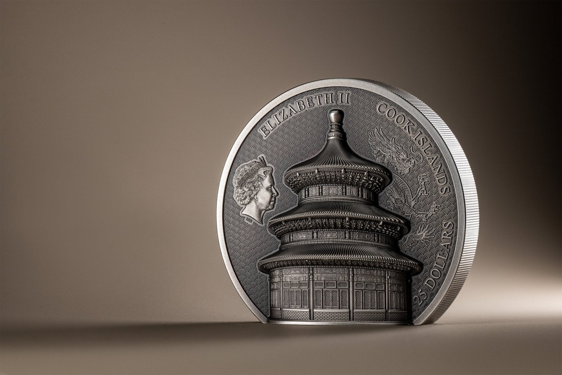 5 oz Silver BEIJING TEMPLE OF HEAVEN Coin 2023 Cook Islands - Which Mark