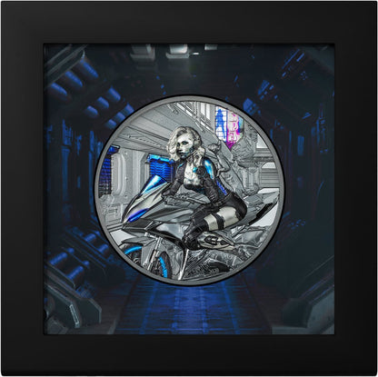 3 oz Silver CYBER QUEEN The Beginning Coin 2023 Cook Islands - Which Mark