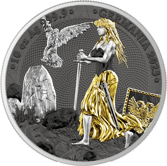 10 oz Silver GERMANIA ANA Edition Medal MS69 2023 (Germania Mint) - Which Mark