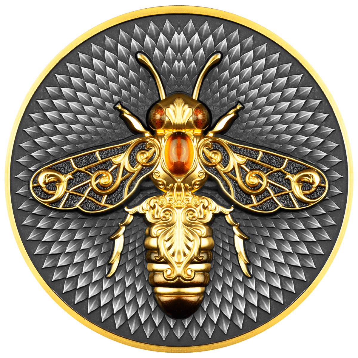 2 oz Silver BEE Coin MS70 2023 Niue - Which Mark