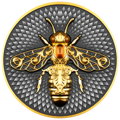 2 oz Silver BEE Coin MS70 2023 Niue - Which Mark