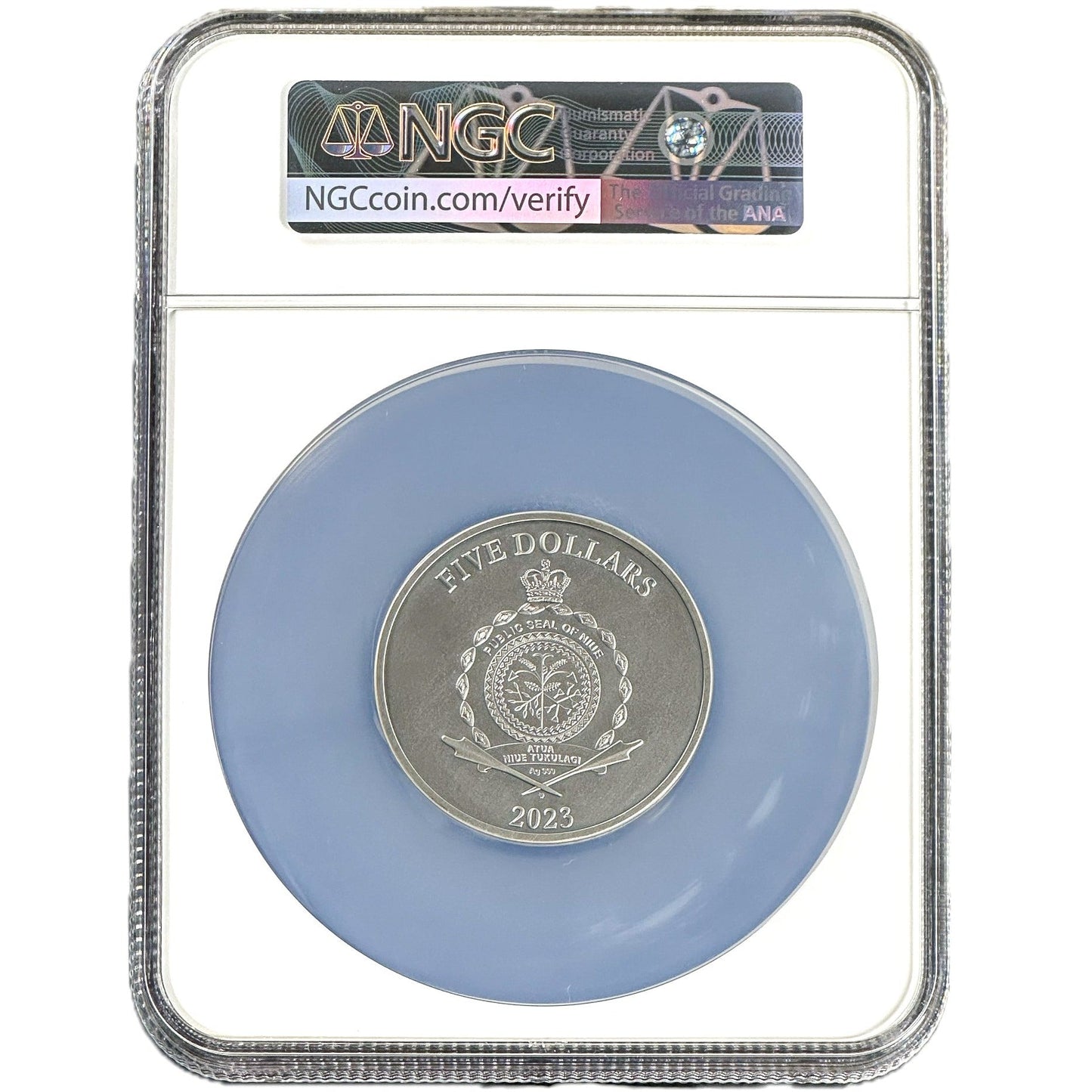 2 oz Silver BEE Coin MS70 2023 Niue - Which Mark