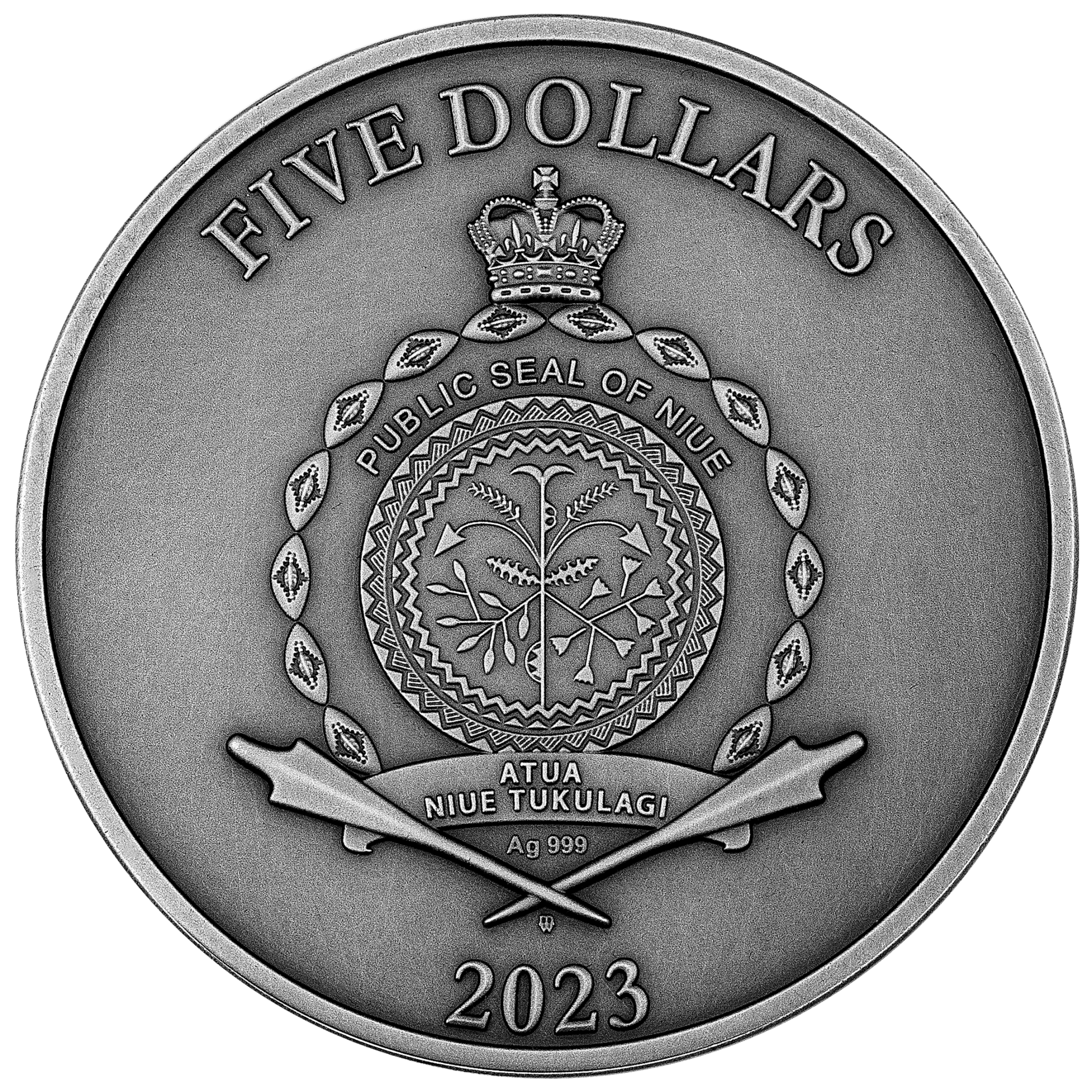 2 oz Silver BEE Coin MS70 2023 Niue - Which Mark