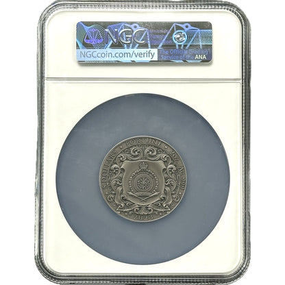 2 oz Silver FORTUNA Gilt Coin MS70 2023 NIue - Which Mark