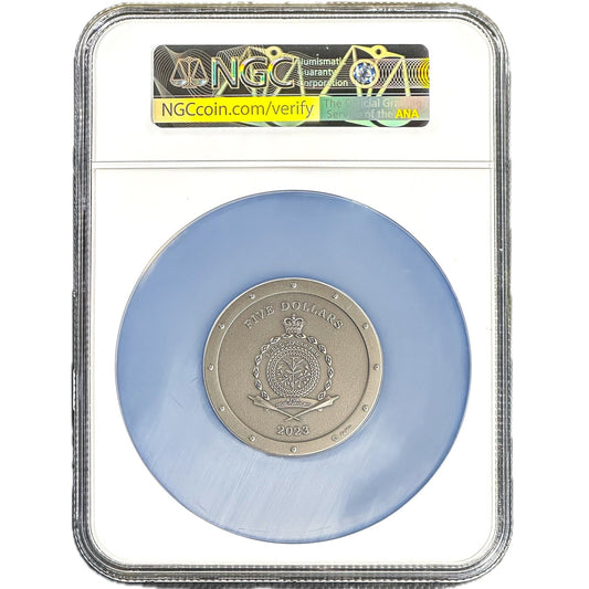 2 oz Silver METAL WOLF Steampunk Coin MS70 2023 Niue - Which Mark
