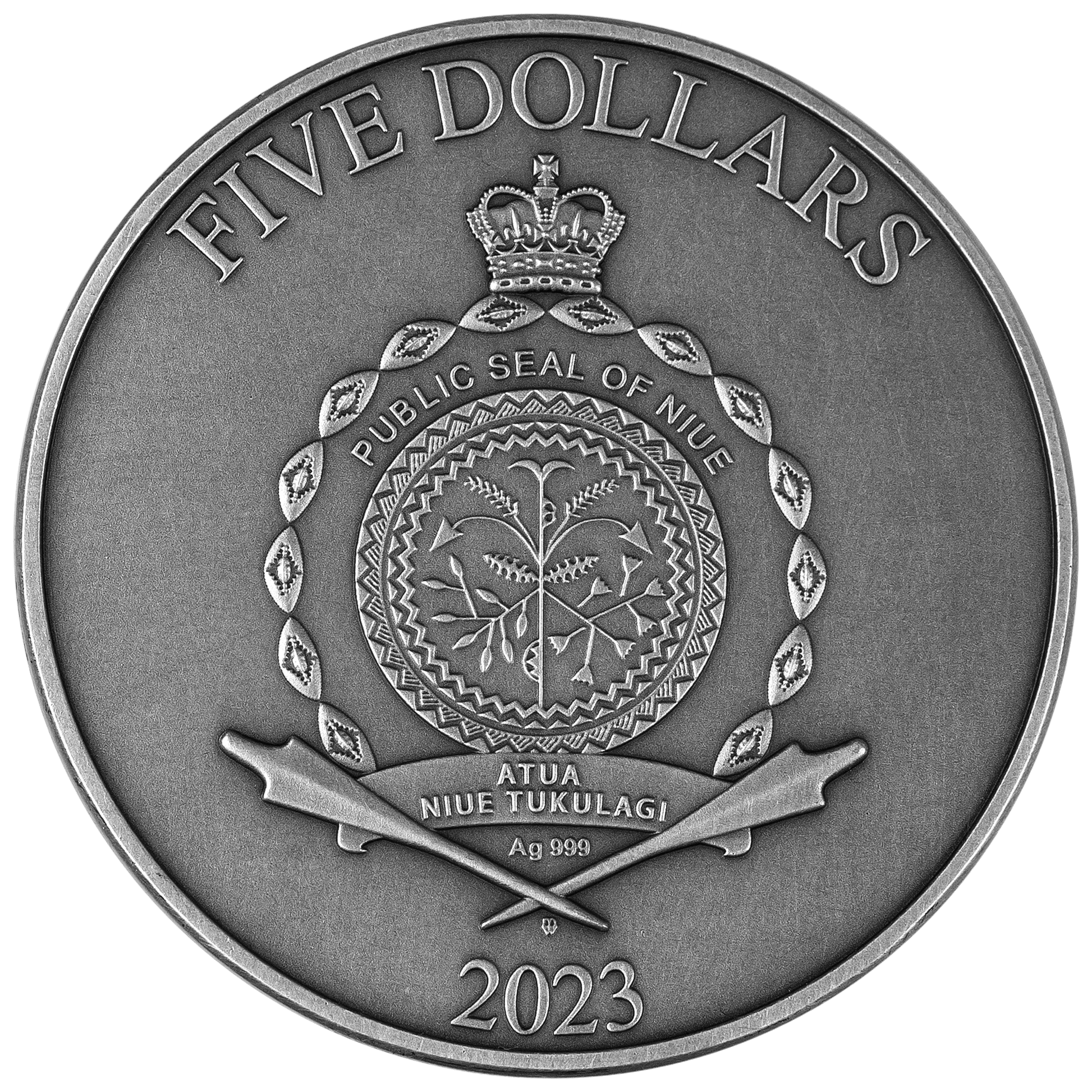2 oz Silver ODIN Coin MS70 2023 Niue - Which Mark