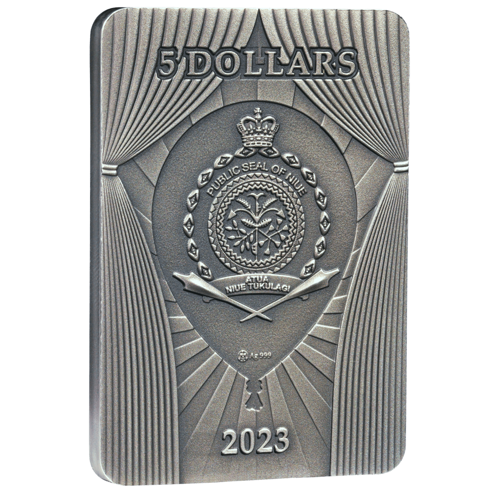 2 oz Silver RISING Pastel Circus Coin MS70 2023 Niue - Which Mark