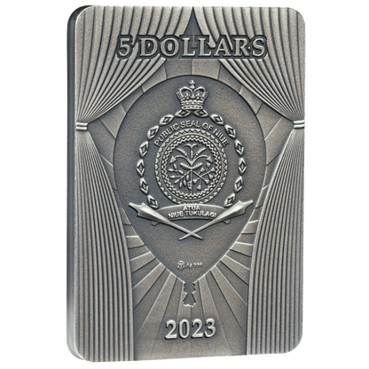 2 oz Silver RISING Pastel Circus Coin MS70 2023 Niue - Which Mark